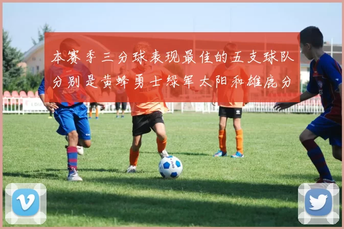 本赛季三分球表现最佳的五支球队分别是黄蜂勇士绿军太阳和雄鹿分析
